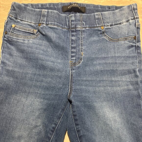 Liverpool Los Angeles Pull-On Jeans Size Small Stretch Denim Tummy Control - Picture 3 of 5